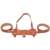 Glückskäfer Pferdezügel aus pflanzlich gegerbtem Leder braun Länge 100 cm, Breite 20 cm – Produktbild 1 von 1