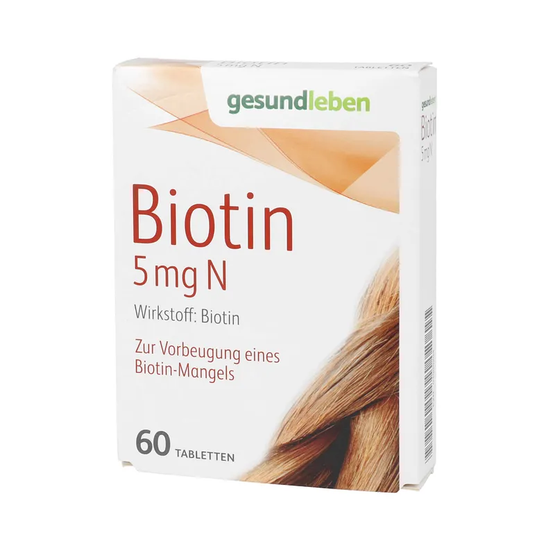Gesund & Leben Gesund Leben Biotin 5 mg N Tabletten – Produktbild 1 von 1