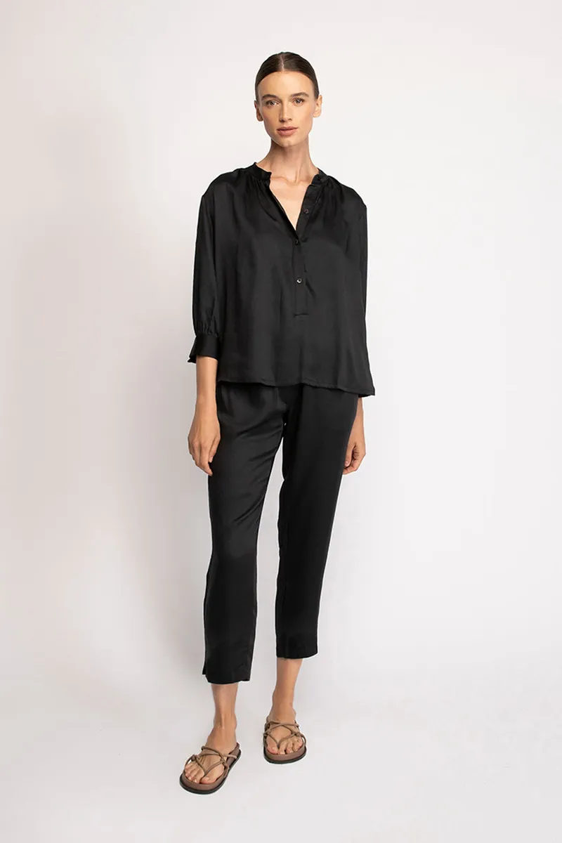 Neu Nomads Neu Nomads Damen vegan Hose Beverly Schwarz, Schwarz, – Produktbild 1 von 2