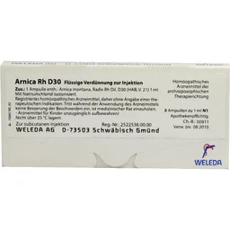 Weleda WELEDA ARNICA RH D 30 Ampullen 8X1 ml Ampullen – Produktbild 1 von 1