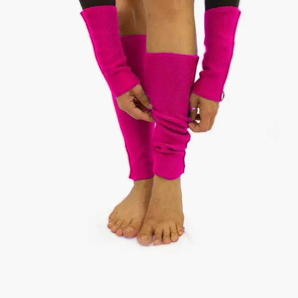vincente vincente Beinstulpen gestrickt aus reiner Wolle, Pink, – Produktbild 1 von 1