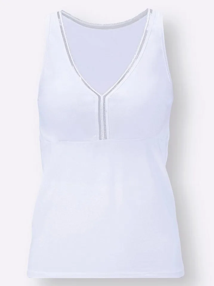 Witt Witt BH-Hemd BH-Hemd Ärmellos (2-tlg), Weiß, – Produktbild 5 von 5