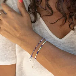 juni juni Blaues Armband-Set "Thalassa" - handgemacht in Deutschland – Produktbild 1 von 1