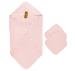 Arus Arus Baby-Kapuzenhandtuch mit 2 Baby-Waschlappen 100% Bio-Baumwolle – Produktbild 1 von 1
