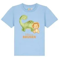 watabout kids watabout.kids T-Shirt Kinder Dinosaurier 06 Kleiner Bruder, Blue soul, – Produktbild 1 von 1