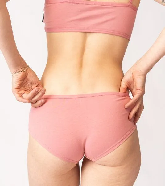 Gary Mash GARY MASH 2er-Set Damen Hipsters aus Biobaumwolle, Set mit pünktchen (rosa), – Produktbild 4 von 4