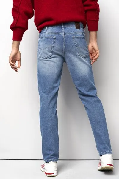 M 5 BY MEYER M 5 BY MEYER Authentic Denim Five Pocket, Blau (light blue), – Produktbild 7 von 8