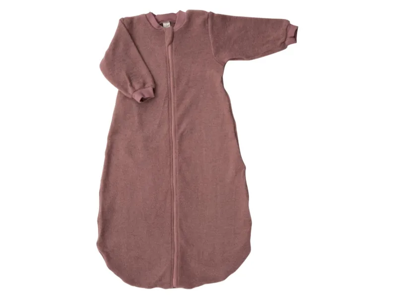 Lilano Lilano Schlafsack Baby langer Arm Bio-Merinowolle mauve Gr.62/68, Rosa, – Produktbild 1 von 1