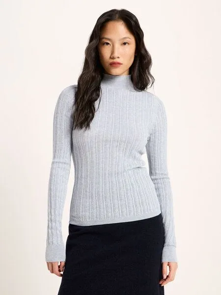 LANIUS LANIUS Rollkragenpullover, Skyway melange, – Produktbild 2 von 4