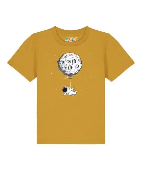 watabout.kids watabout.kids T-Shirt Kinder Funny Spaceman, Ochre, – Produktbild 1 von 2