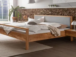 allnatura allnatura Massivholzbett "Capania" - Schnäppchen 2127-03369 | 140x200 cm | hohes Fußteil | Massivholz – Produktbild 1 von 1