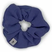 Hutch Putch Hutch&Putch Musselin-Scrunchie • Erwachsene, Indigo, – Produktbild 1 von 1