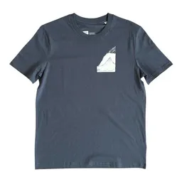 ilovemixtapes ilovemixtapes Bergpanorama T-Shirt – Berg & Wander Shirt | Blue Grey Unisex – Produktbild 1 von 1
