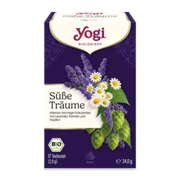 YOGI TEA YOGI TEA Für die Sinne SÜßE TRÄUME 17X2.1 g Filterbeutel – Produktbild 1 von 1