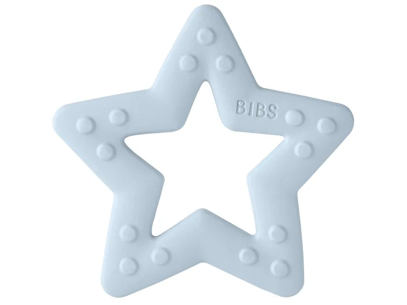 BIBS BIBS Beißring Baby Bitie Star Maße 10 x 9 x 1 cm, Blau, – Produktbild 1 von 2
