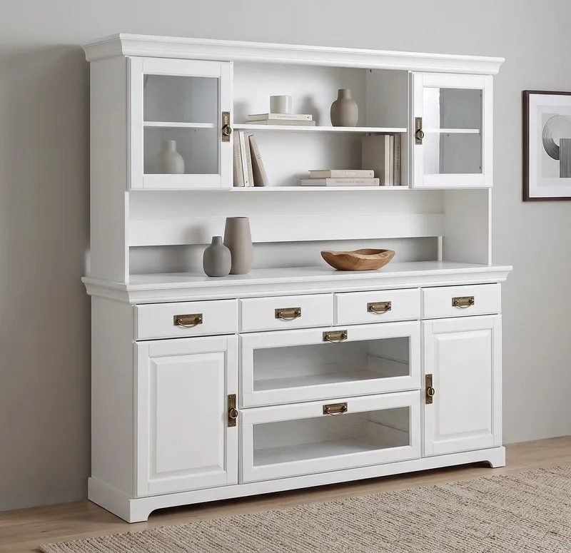 OTTO home Buffet Rügen FSC® zertifiziertes Massivholz, im Landhausstil, Weiß, – Produktbild 1 von 8