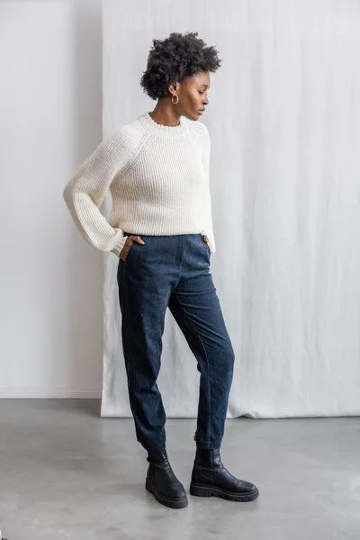 Jyoti - Fair Works Jyoti - Fair Works Bio-Baumwollcord Hose Suhrut, Nachtblau, – Produktbild 2 von 4