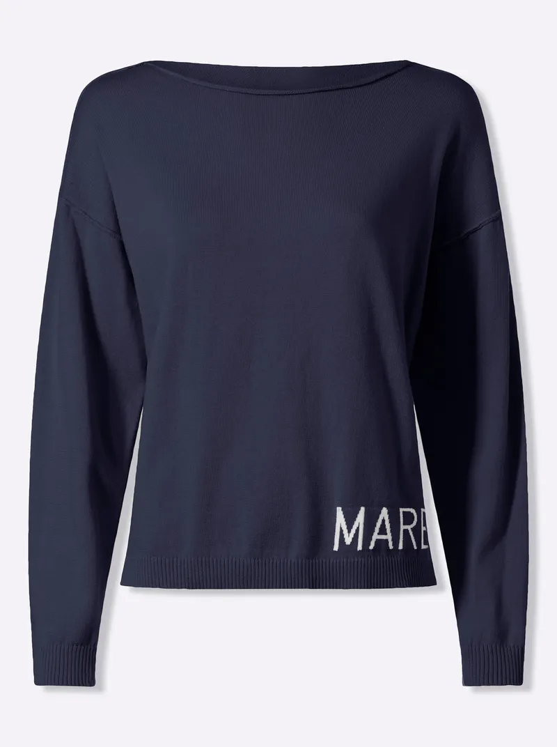 heine Baumwollpullover marine, Marine, – Produktbild 1 von 2