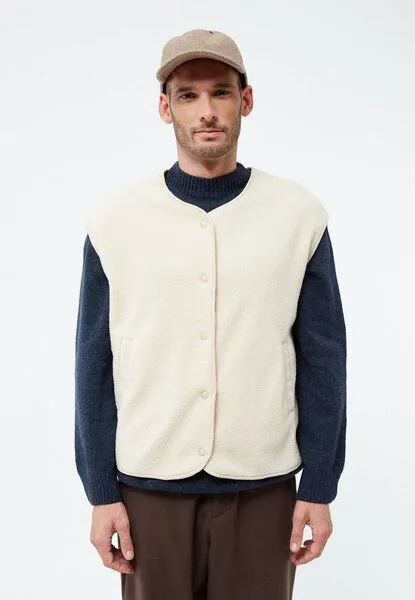 Givn Berlin Givn Berlin Weste GBMARIS aus kuscheligem Fleece - Off White, Off white, – Produktbild 2 von 4