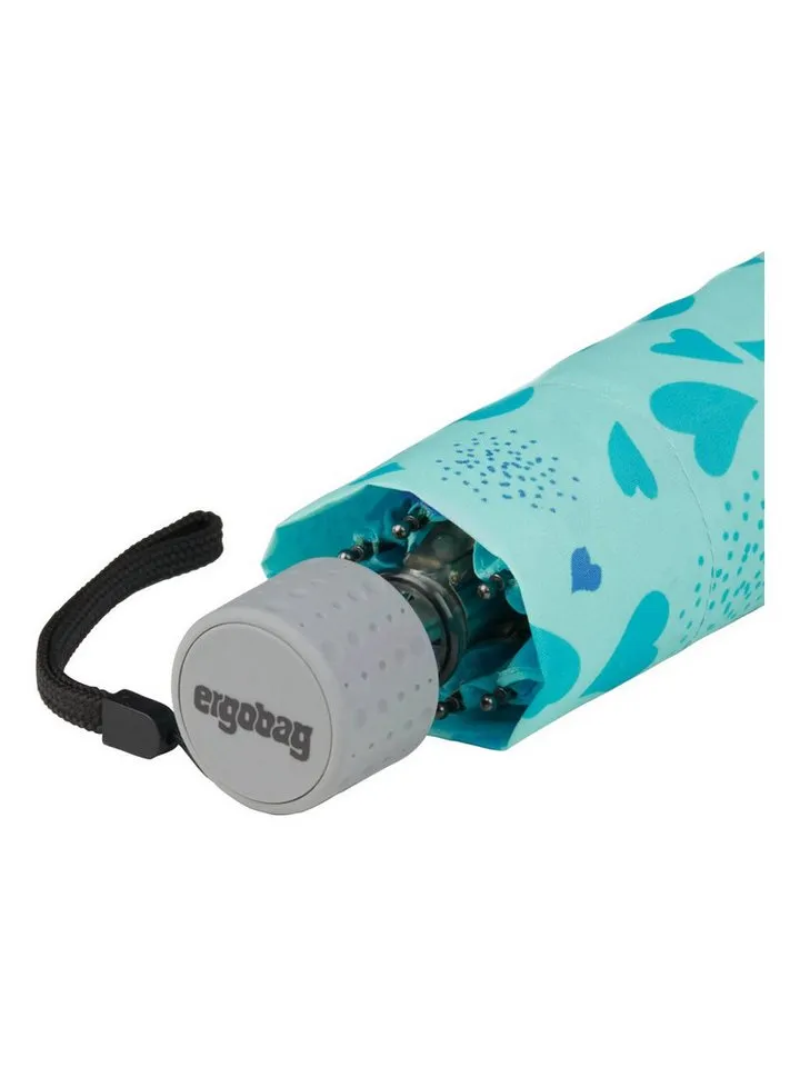 Ergobag Ergobag Taschenregenschirm Regenschirm, mit reflektierenden Details, Blau, – Produktbild 8 von 8