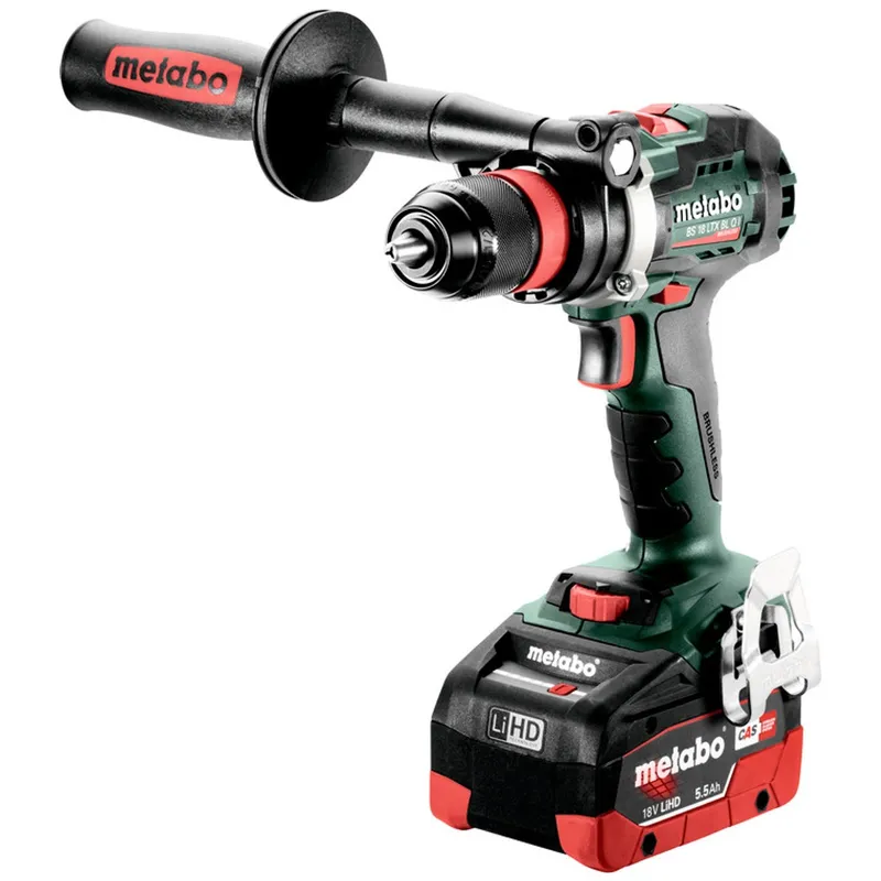 Metabo Metabo Akku-Bohrschrauber BS 18 LTX BL Q I, metaBOX 145 L, 18V 2x5.5Ah LiHD + ASC 145 – Produktbild 1 von 1