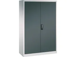 C+P C+P Stahlschrank mit Flügeltüren "Acurado" H1950xB1200xT500mm, Lichtgrau/Anthrazitgrau – Produktbild 1 von 1