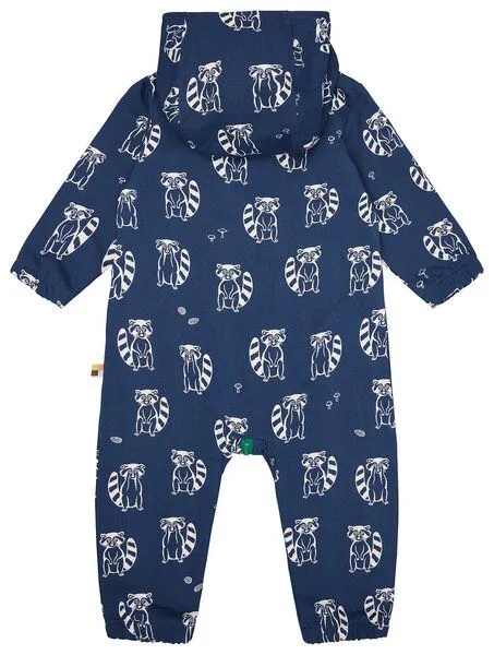 loud + proud loud + proud Babys & Kinder Wasserabweisender Overall mit Druck, GOTS-zertifiziert, Ultramarine(blau), – Produktbild 1 von 4