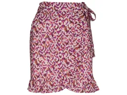 EKYOG EKYOG Damen-Mini-Rock "PIGEE" mit überlappendem Saum, print ikat, Gr. 36 – Produktbild 1 von 1