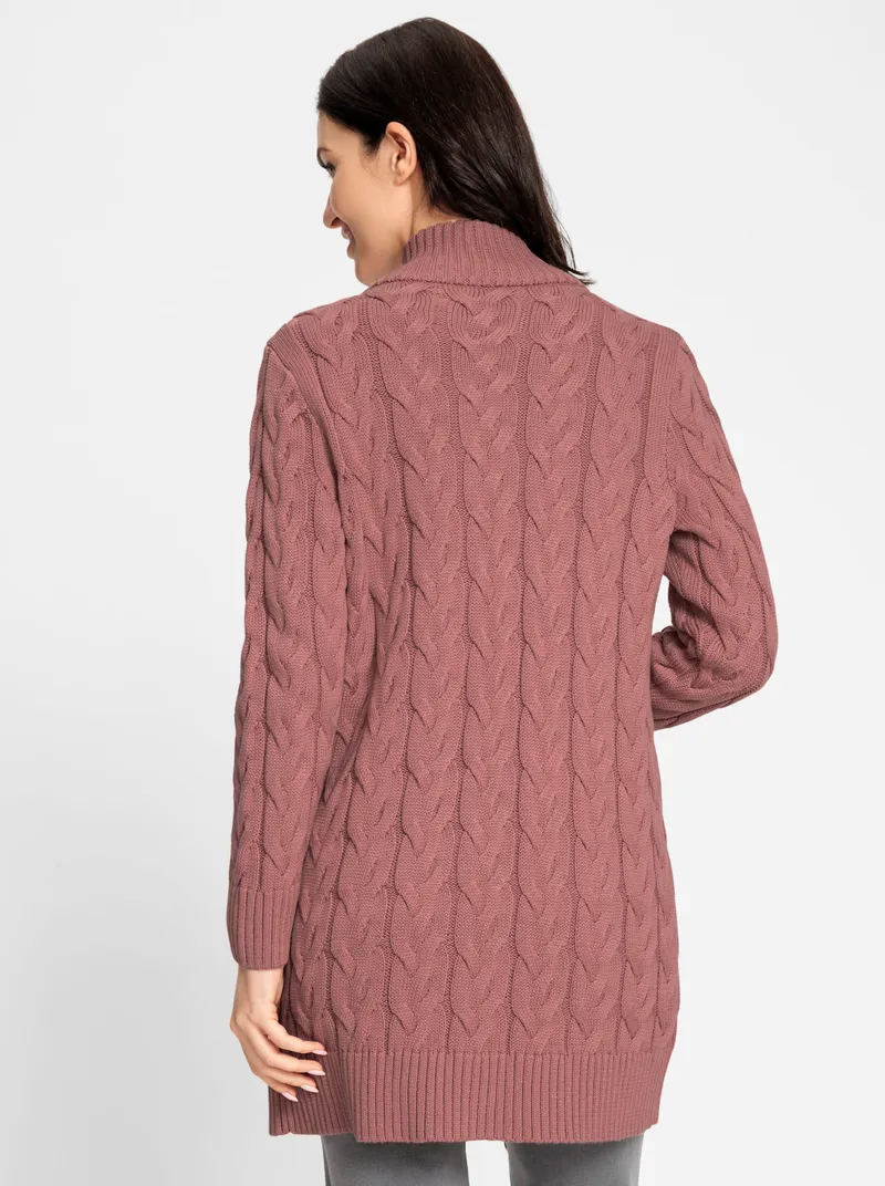 Witt Longstrickjacke, Rosenholz, – Produktbild 2 von 2