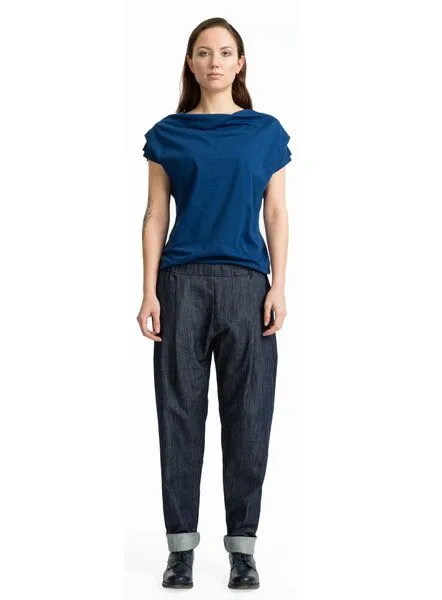 FORMAT FORMAT COSY II pants, denim dunkelblau unisex – Produktbild 1 von 1