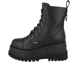 Buffalo Buffalo Stack Lace Up Mid Damen Winterboots Stiefeletten, Stiefel, Winterstiefel, Winterboots, Schneestiefel – Produktbild 1 von 1