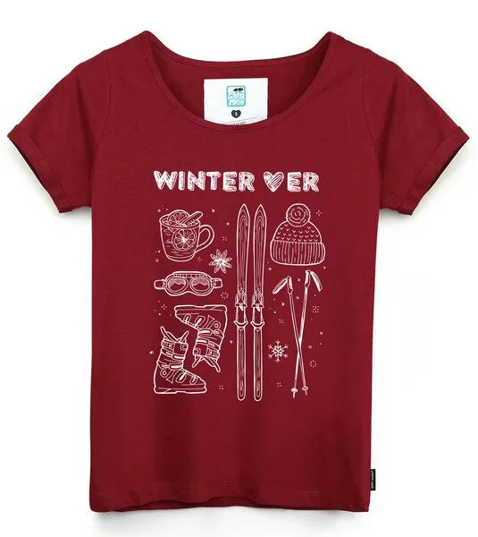 Gary Mash GARY MASH Shirt Taylor Winter Lover aus Biobaumwolle, Rot, – Produktbild 2 von 3