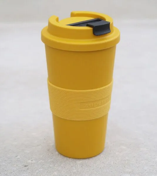 Zuperzozial Zuperzozial Coffee to-go Becher, Gelb, – Produktbild 4 von 4