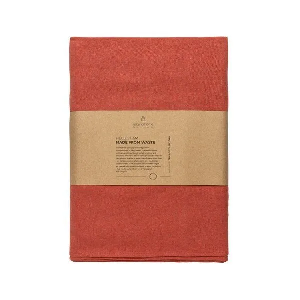 Originalhome Originalhome Tischdecke aus recycelte Baumwolle,, Rot, – Produktbild 1 von 2
