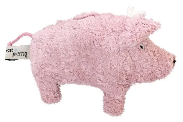 Pat und Patty Pat und Patty Greifling mit Rassel "Schwein" rosa , 100 % Baumwolle-kbA – Produktbild 1 von 1