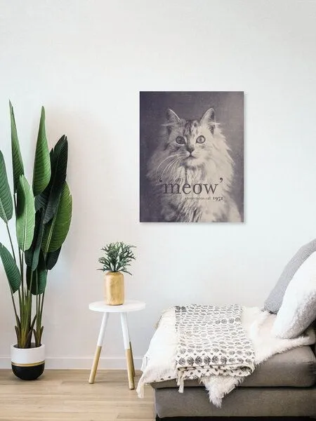 Photocircle Photocircle Poster / Leinwandbild - Famous Quote Cat – Produktbild 4 von 4