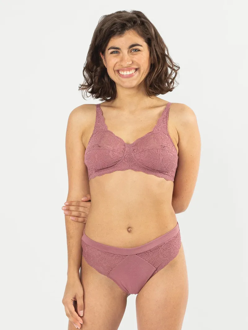 erlich textil erlich textil Paula für Frauen aus Polyamid in mauve, Mauve, – Produktbild 1 von 2