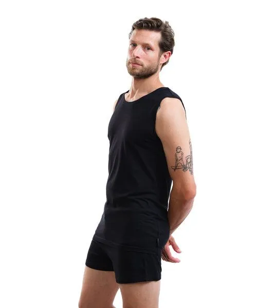 Gary Mash Gary Mash Herren Tanktop Pratt aus TENCEL Lyocell Mix, Schwarz, – Produktbild 2 von 4