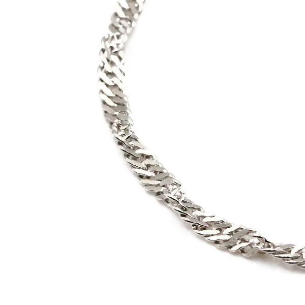 juni juni Singapur Silberarmband aus recyceltem 925er Silber - hergestellt in Deutschland – Produktbild 3 von 3