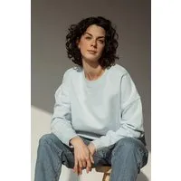 Kultgut Kultgut Goodness Sweater 100% Bio-Baumwolle - Ein schöner Allrounder im Boxistyle, Hellblau, – Produktbild 1 von 1