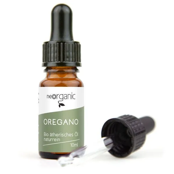 NeoOrganic NeoOrganic Bio-Oreganoöl (Origanum vulgare) naturreines äth. BIO-Öl - 10ml – Produktbild 1 von 2