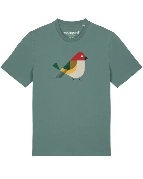 watapparel watapparel T-Shirt Vogel, Green bay, – Produktbild 1 von 3