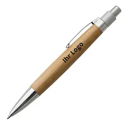 Impression Impression Bambus-Druckkugelschreiber Bamboo II, blaue Mine, Braun, – Produktbild 1 von 1