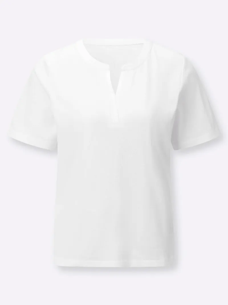 Witt Kurzarmshirt ecru, Ecru, – Produktbild 1 von 2