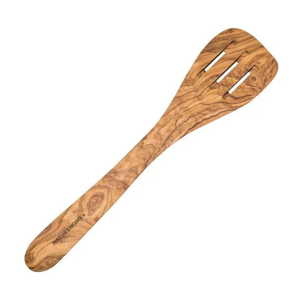 NATUREHOME NATUREHOME Olivenholz Pfannenwender mit Schlitzen 30 cm – Produktbild 2 von 4