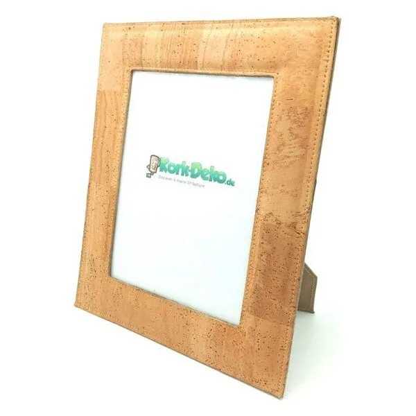 Kork-Deko Kork-Deko Großer Bilderrahmen aus Korkstoff Beige Natur 30,5x25,5 cm – Produktbild 6 von 7