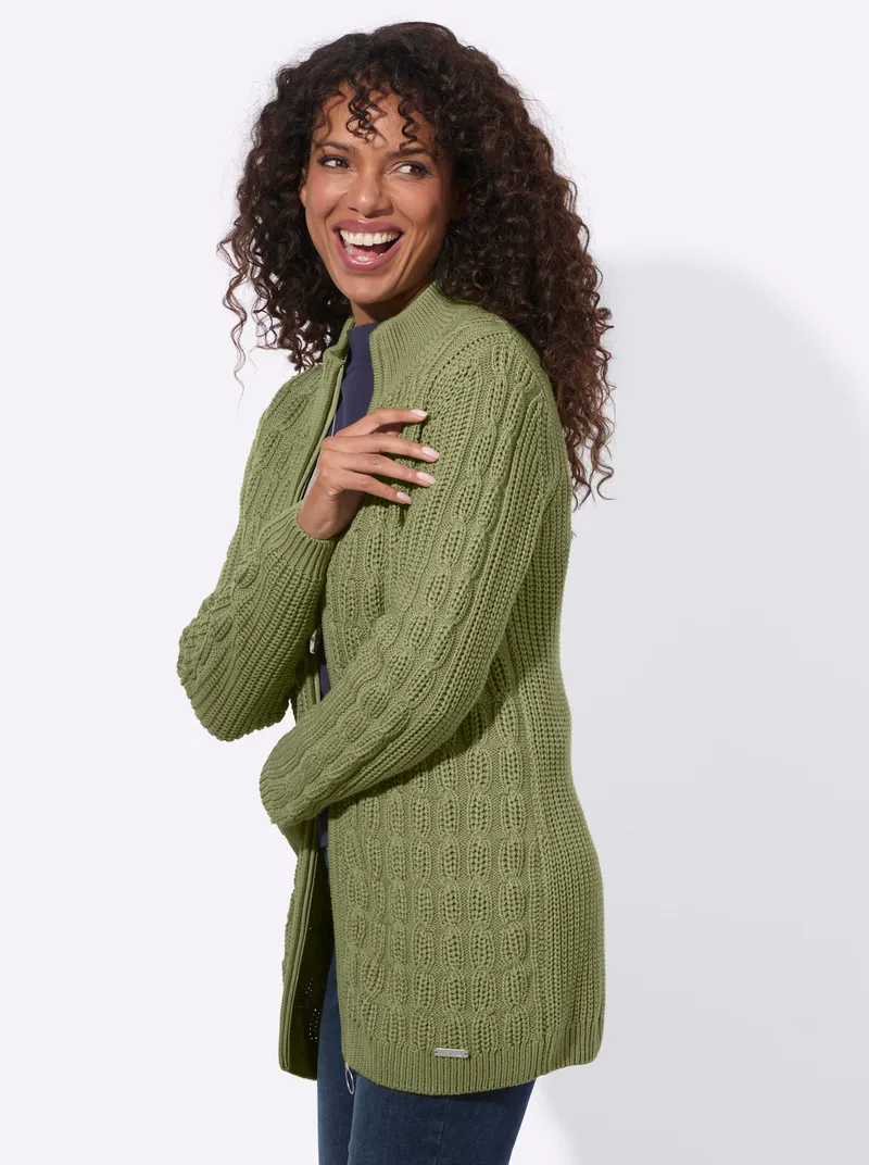 Witt Longstrickjacke, Schilf, – Produktbild 2 von 2
