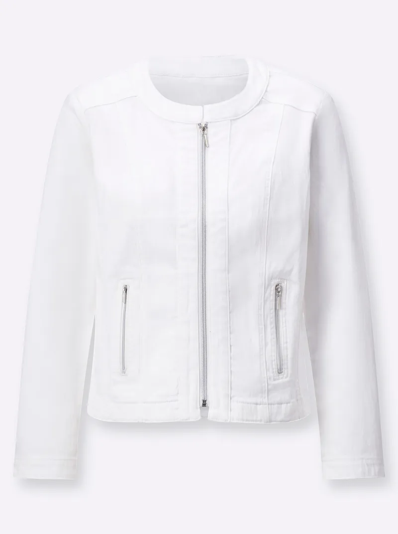 Witt Jeansblazer, Weiß, – Produktbild 1 von 2