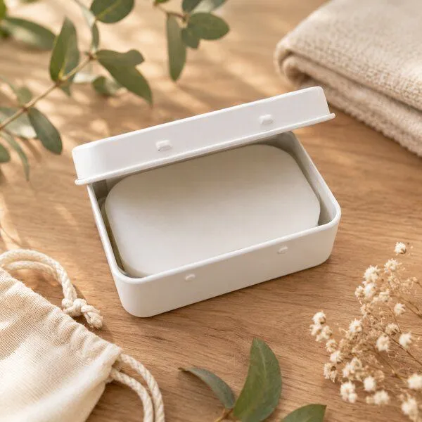 schaumschlaeger.in schaumschlaeger.in Seifenblätter für Reisen, Festivals & Outdoor – plastikfrei & ohne Duftstoffe (100 Blätter Seife), Weiss, – Produktbild 1 von 4