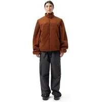 Maium Maium Teddy Cardigan - Unisex Fleece Jacke aus recycling PET-Flaschen, Braun (brick brown), – Produktbild 1 von 1